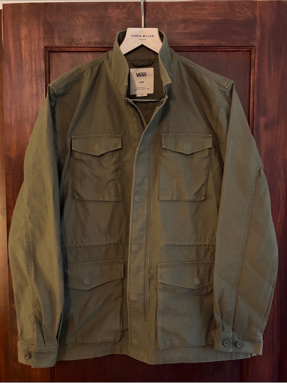 Vans Olive Green Military Field Jacket